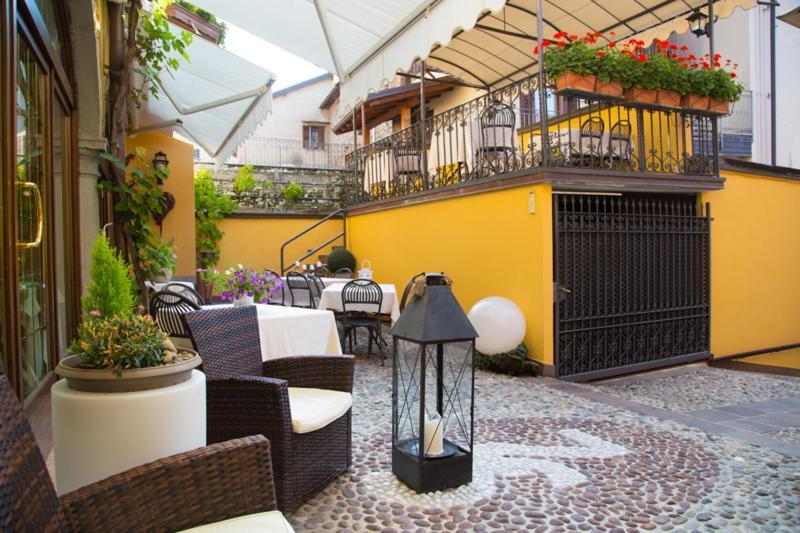 Albergo Antica Locanda Клузоне Экстерьер фото